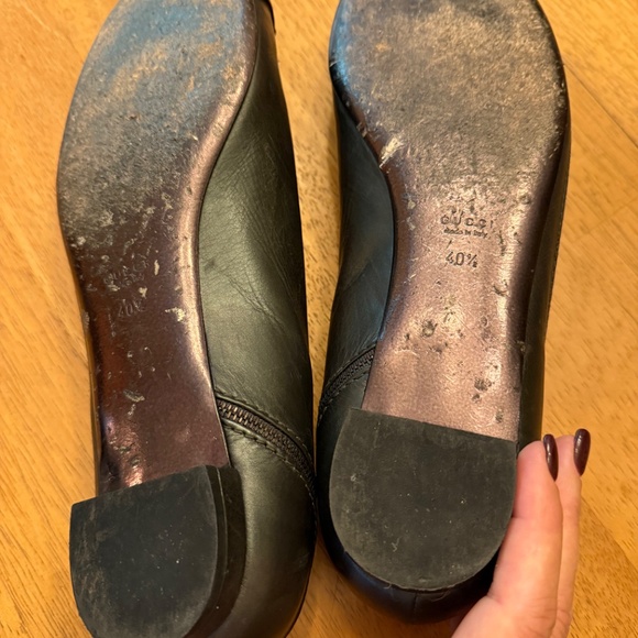 GUCCI TEAL Horsebit flats Size 40.5 - Picture 7 of 8